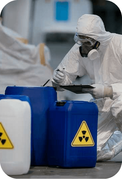 Professional hazmat team ready to help